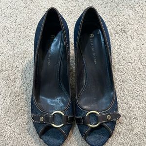 Etienne Aigner Peep Toe Pumps - Size 7